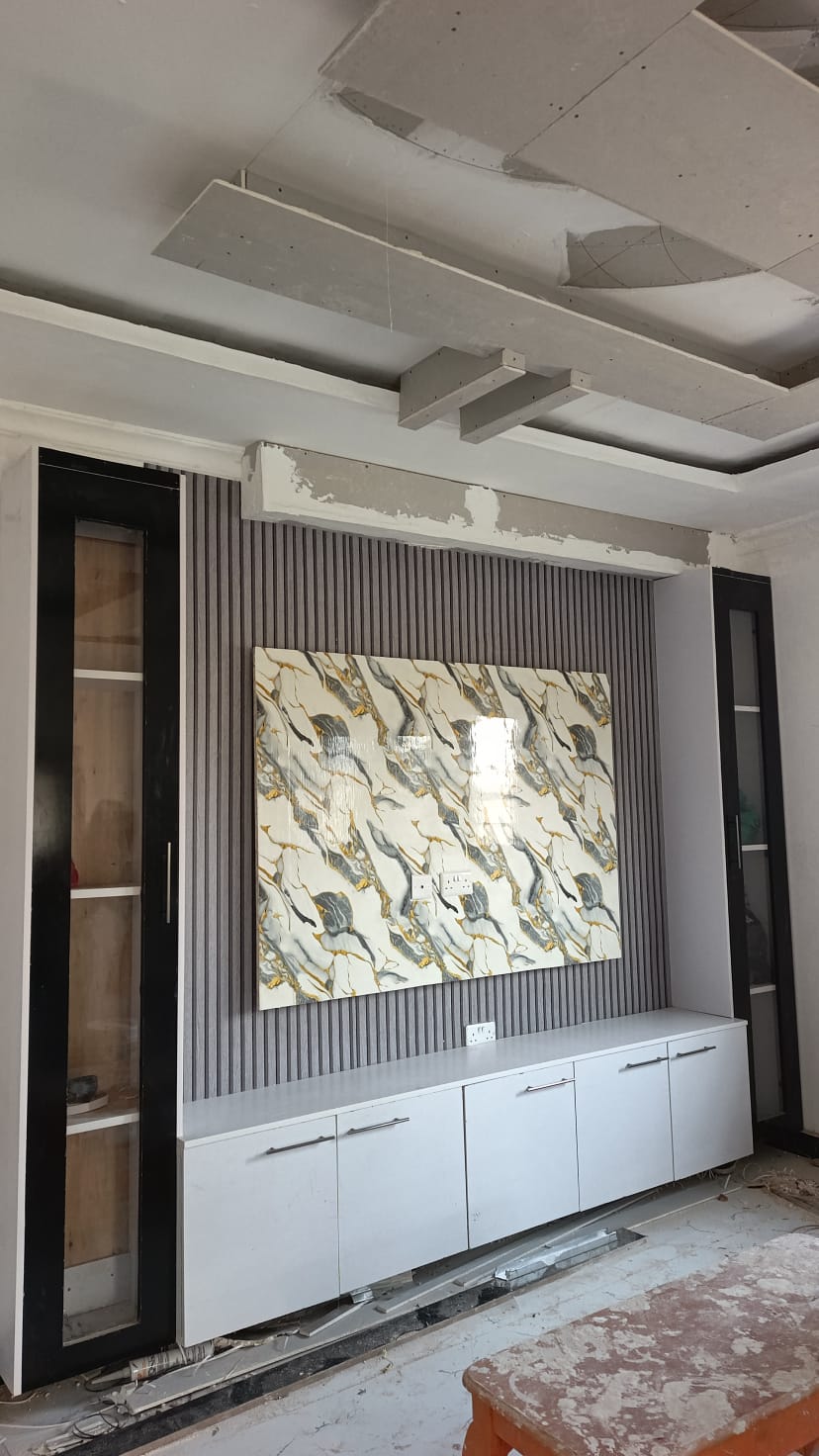 TV unit installation